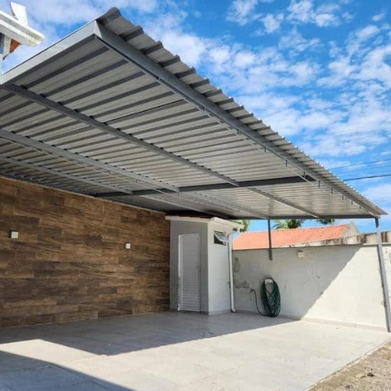 Cobertura de Telha Metálica Simples - Toldos Atibaia