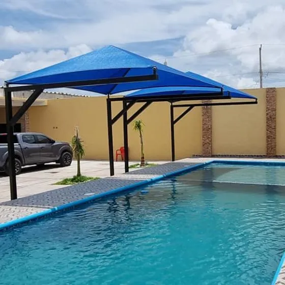 Sombreadores para Veículos em Atibaia SP — Cobertura com calha lateral para escoamento
